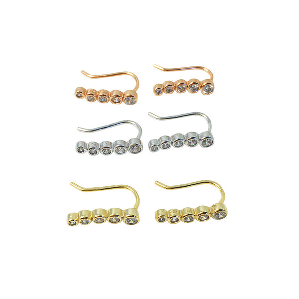 Treasure ear jacket earrings