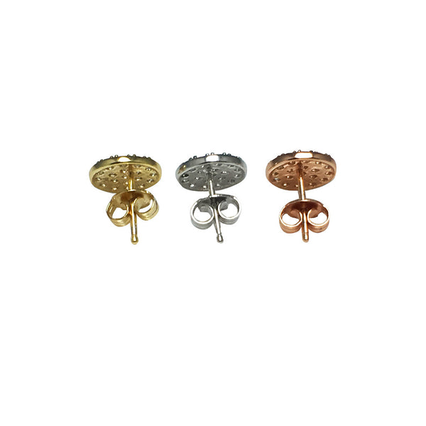 Circle sound earrings-Medium