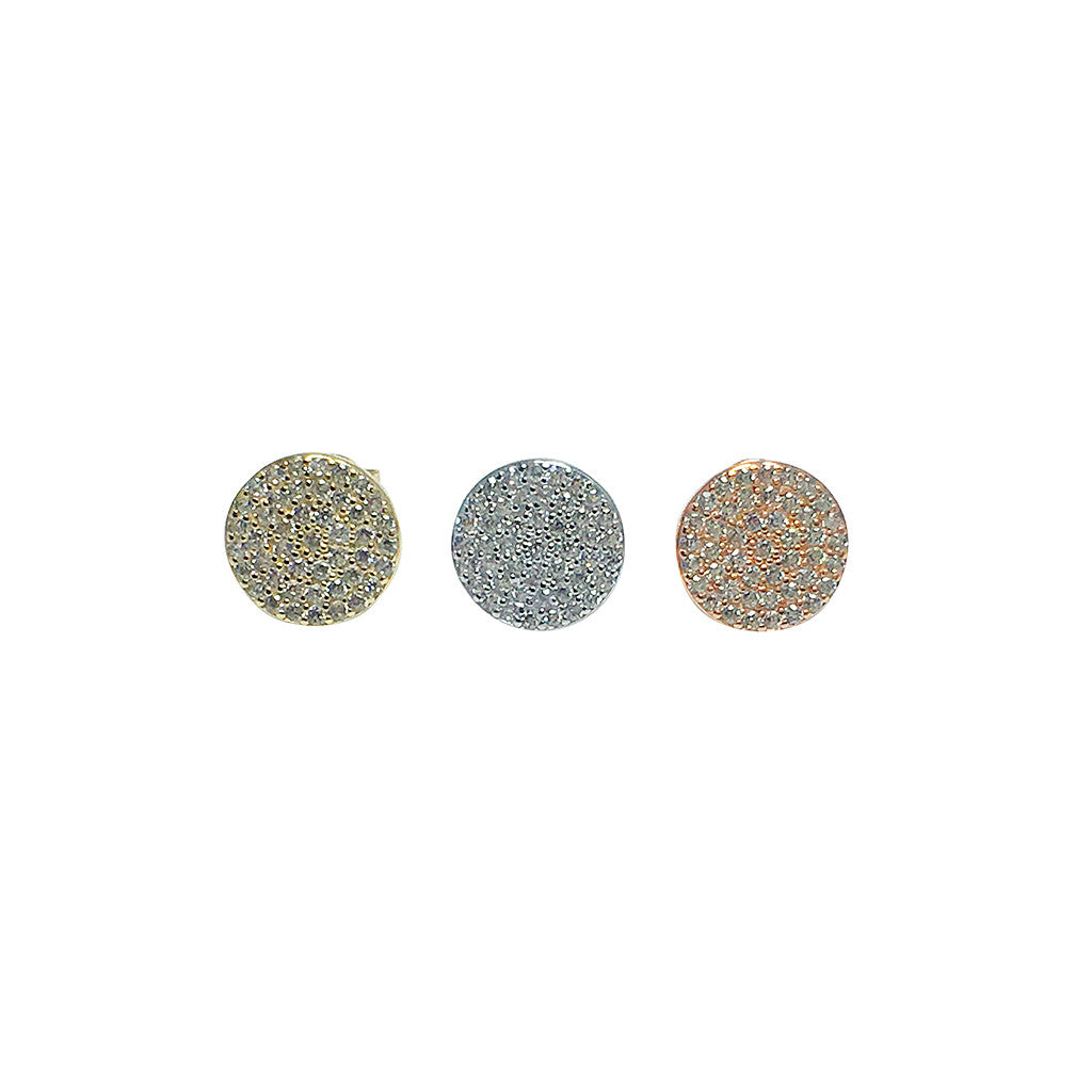 Circle sound earrings-Medium