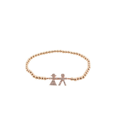 Boy and girl bracelet